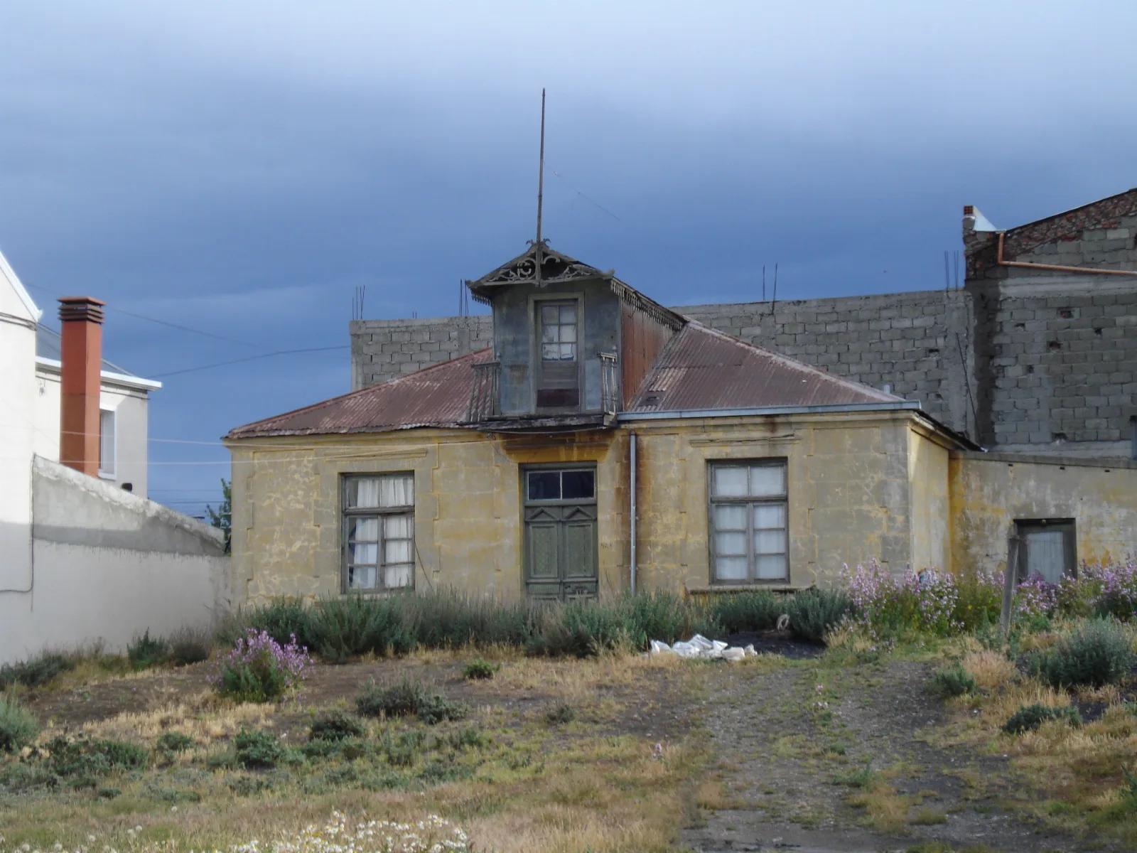Fotografía de una típica casa patagónica
