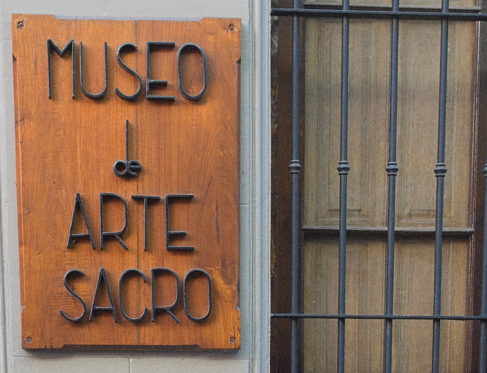 View of the entrance to the Museum of Sacred Art, San Miguel de Tucuman, Argentina