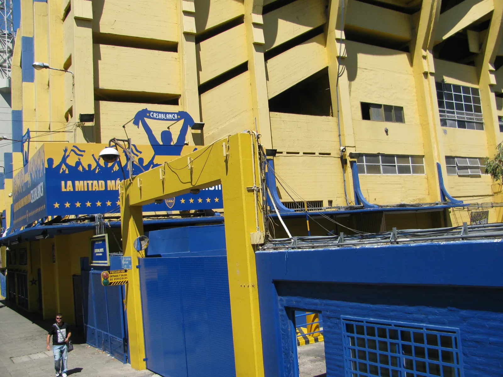 View of the Alberto José Armando Stadium in 2012.