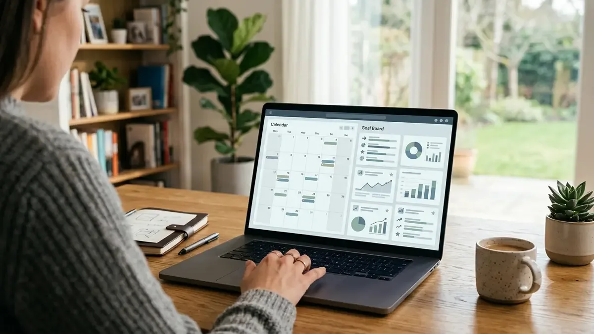 Plan de marketing digital con objetivos SEO